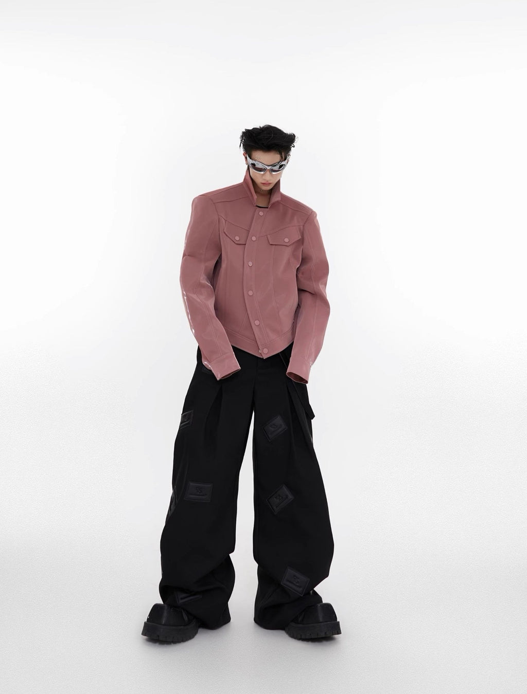 ArguE CulturE Liquid Shoulder Pad PU Jacket - COPPING THREADS - ArguE CulturE