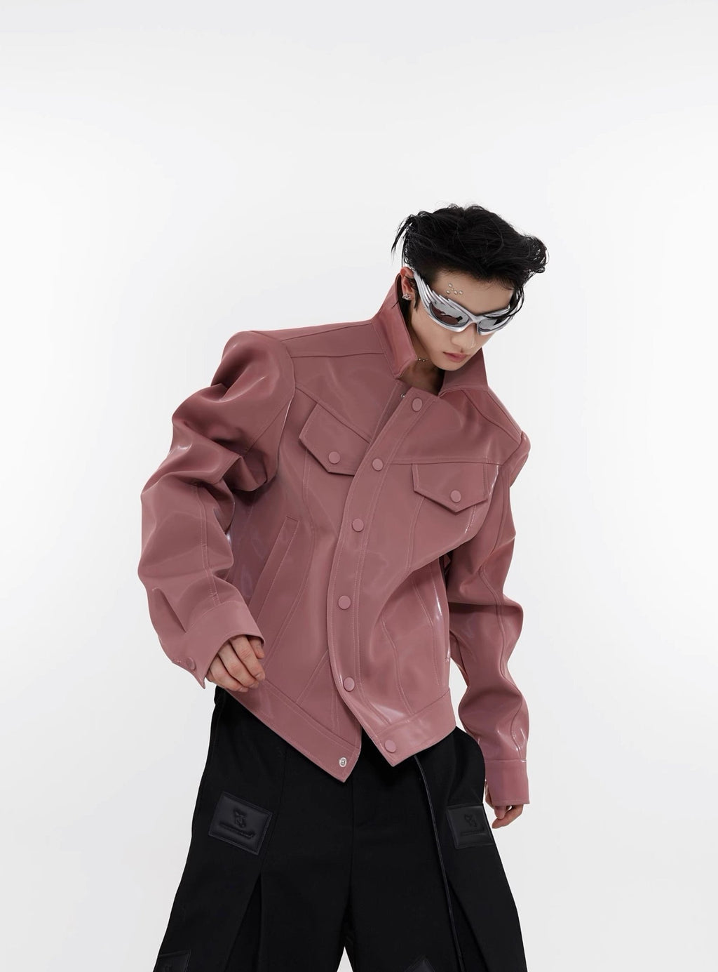 ArguE CulturE Liquid Shoulder Pad PU Jacket - COPPING THREADS - ArguE CulturE