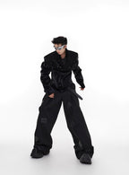 ArguE CulturE Liquid Shoulder Pad PU Jacket - COPPING THREADS - ArguE CulturE