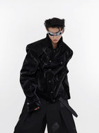 ArguE CulturE Liquid Shoulder Pad PU Jacket - COPPING THREADS - ArguE CulturE