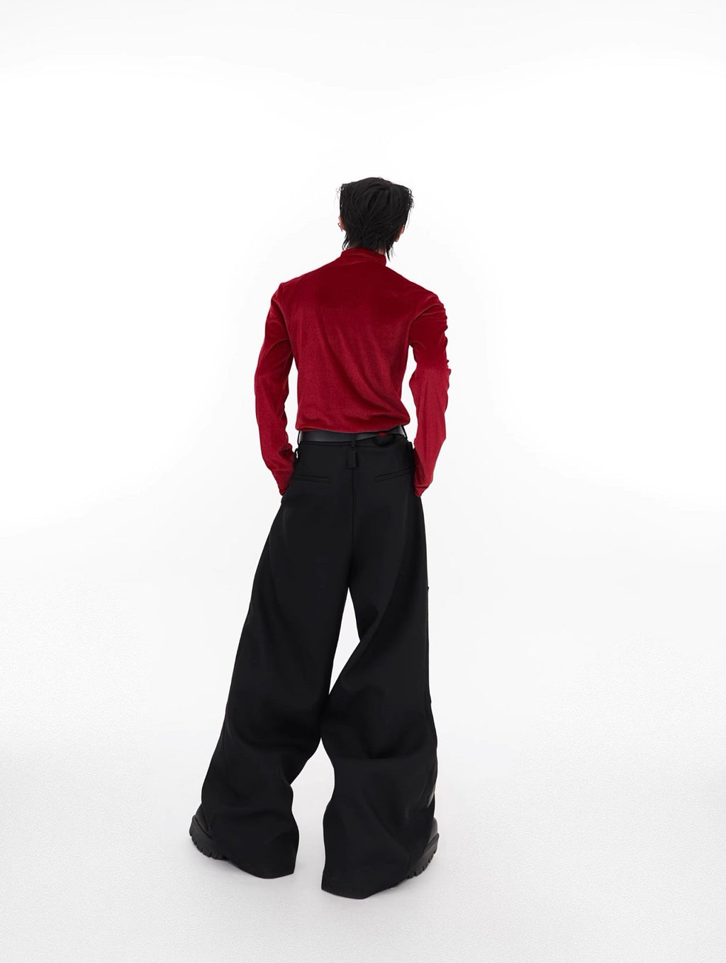 ArguE CulturE Liquid stand collar bottoming Long Sleeve Tee - COPPING THREADS - ArguE CulturE