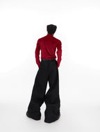 ArguE CulturE Liquid stand collar bottoming Long Sleeve Tee - COPPING THREADS - ArguE CulturE