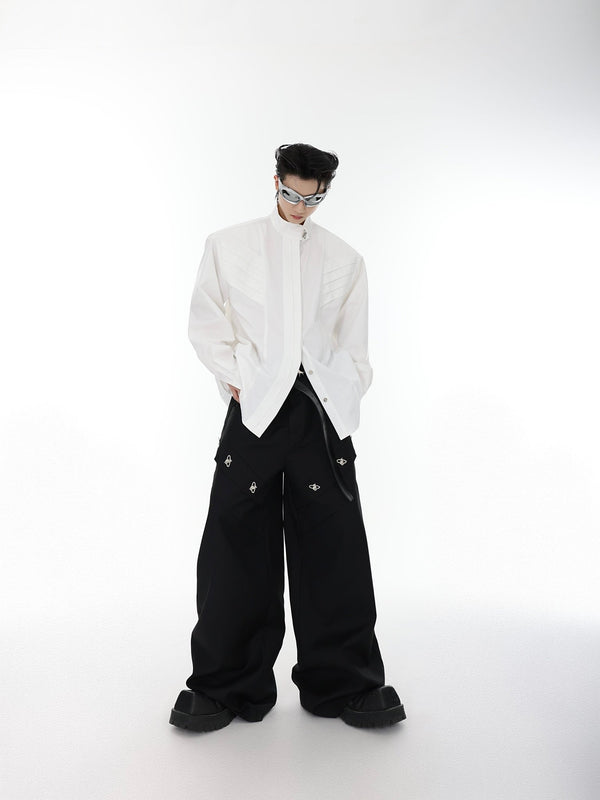 ArguE CulturE Loose Shoulder Pad Shirt - COPPING THREADS - ArguE CulturE