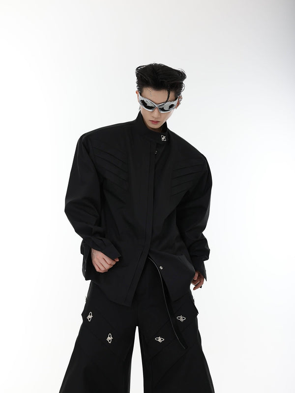 ArguE CulturE Loose Shoulder Pad Shirt - COPPING THREADS - ArguE CulturE