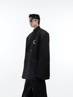 ArguE CulturE Matte Silhouette Padded Shoulder Blazer - COPPING THREADS - ArguE CulturE