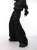 ArguE CulturE Metal Embellished Wide - leg Pants - COPPING THREADS - ArguE CulturE