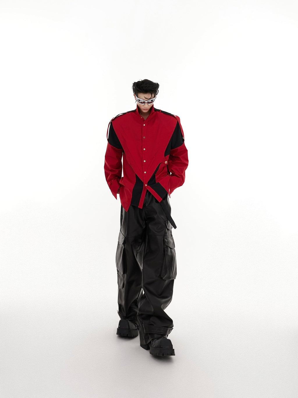 ArguE CulturE Paneled Color - block Shirt - COPPING THREADS - ArguE CulturE