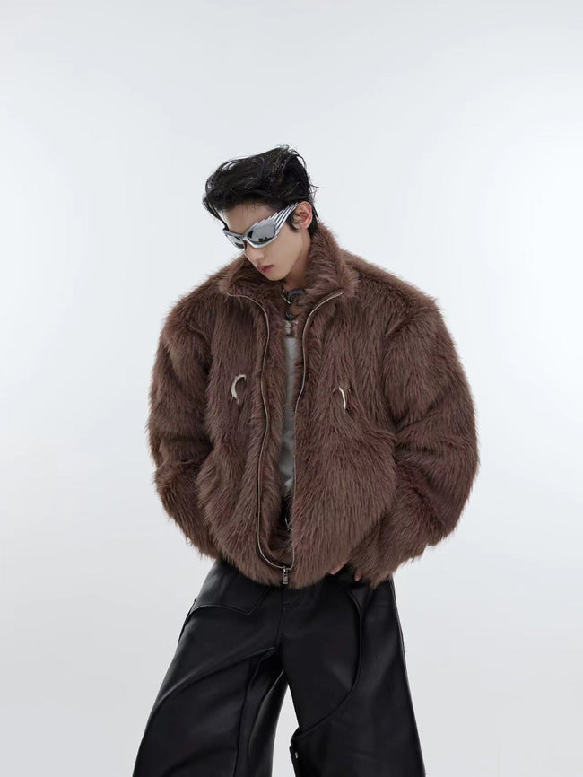 ArguE CulturE Plush Thickened Metal Logo Jacket - COPPING THREADS - ArguE CulturE Hover Image