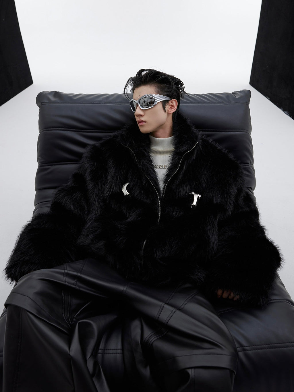 ArguE CulturE Plush Thickened Metal Logo Jacket - COPPING THREADS - ArguE CulturE