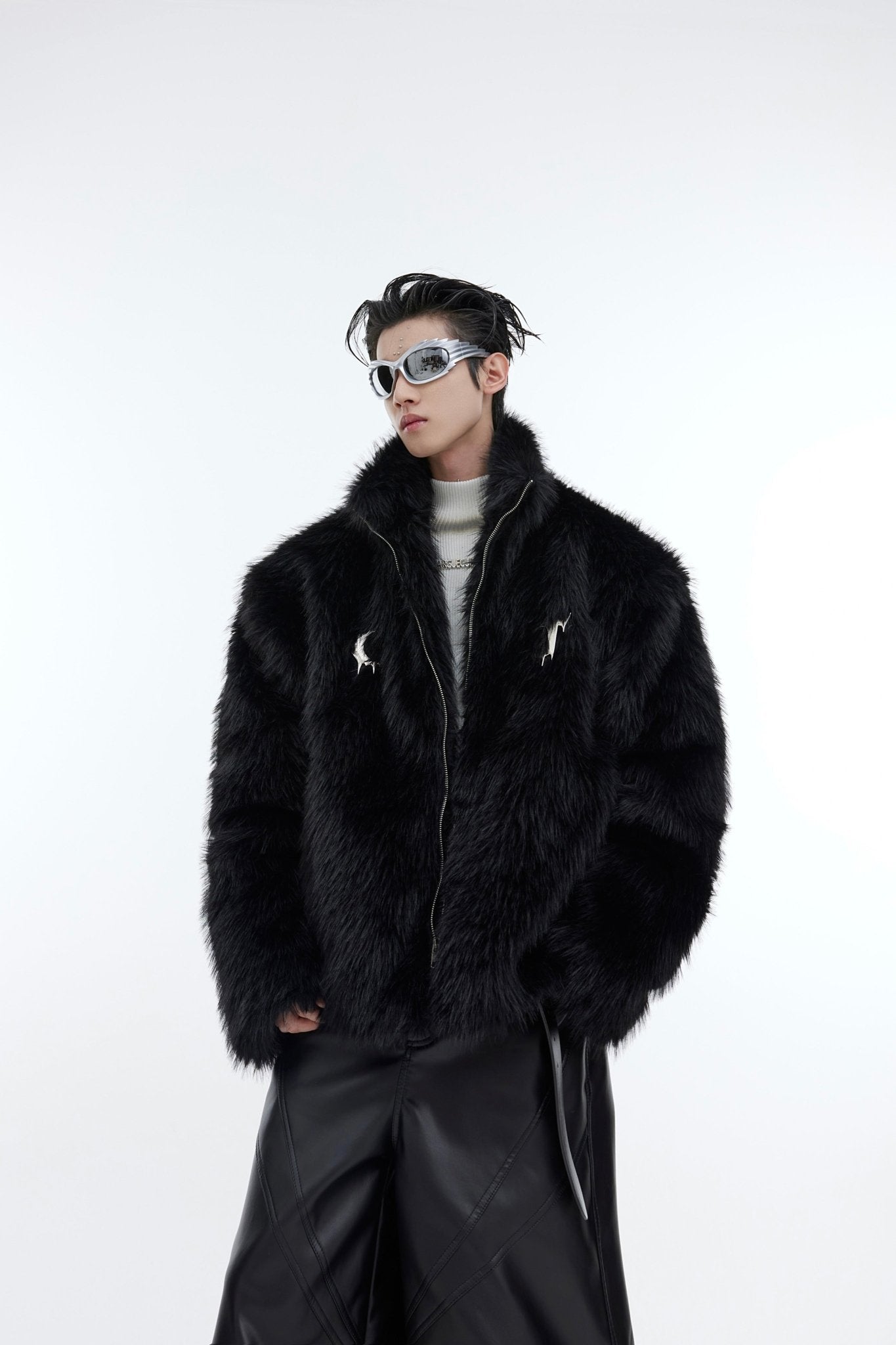 ArguE CulturE Plush Thickened Metal Logo Jacket - COPPING THREADS - ArguE CulturE