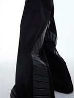 ArguE CulturE PU Leather Patchwork Hoodie - COPPING THREADS - ArguE CulturE