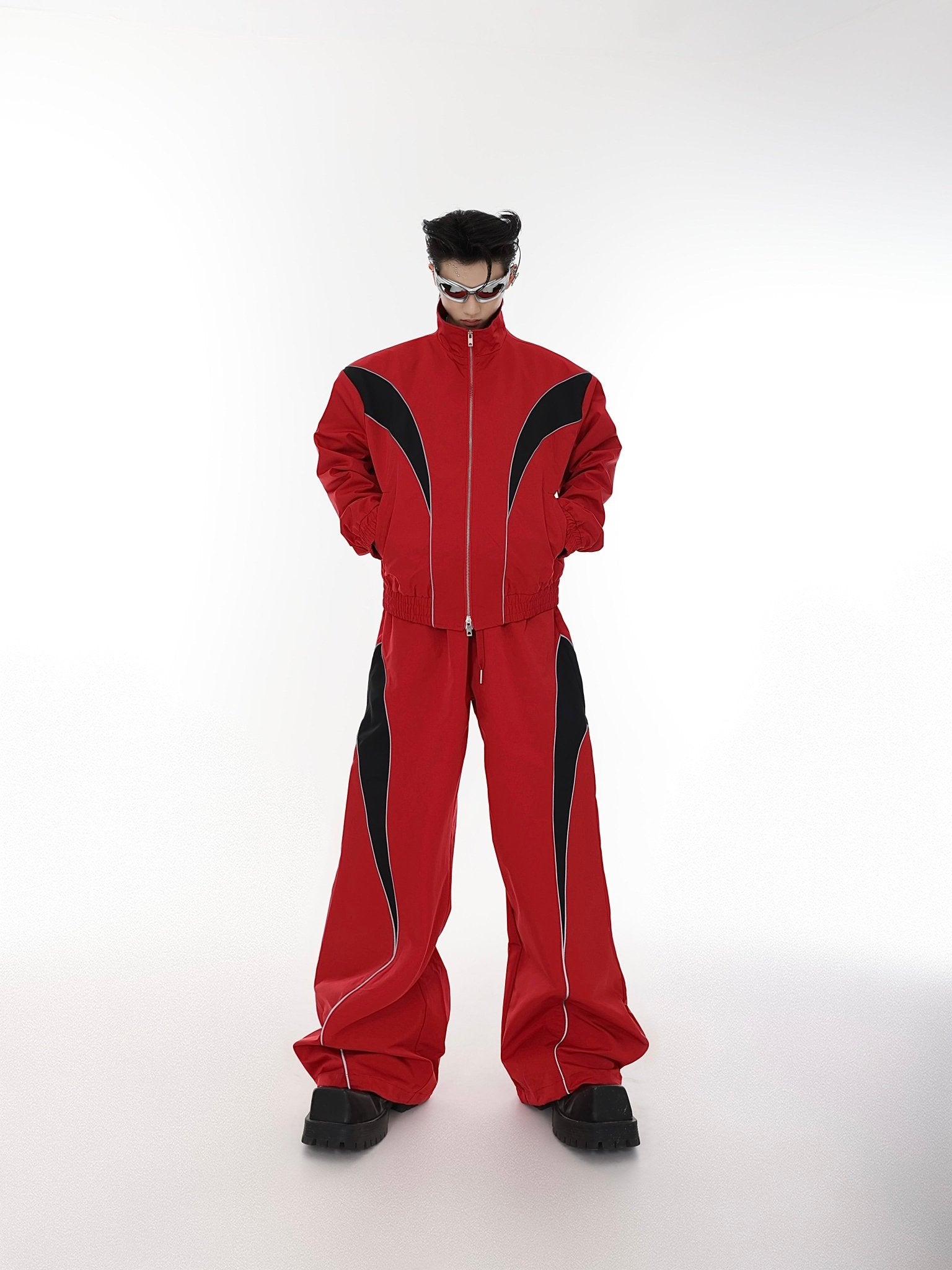 ArguE CulturE Reflective Stitching Jacket Sports Suit - COPPING THREADS - ArguE CulturE