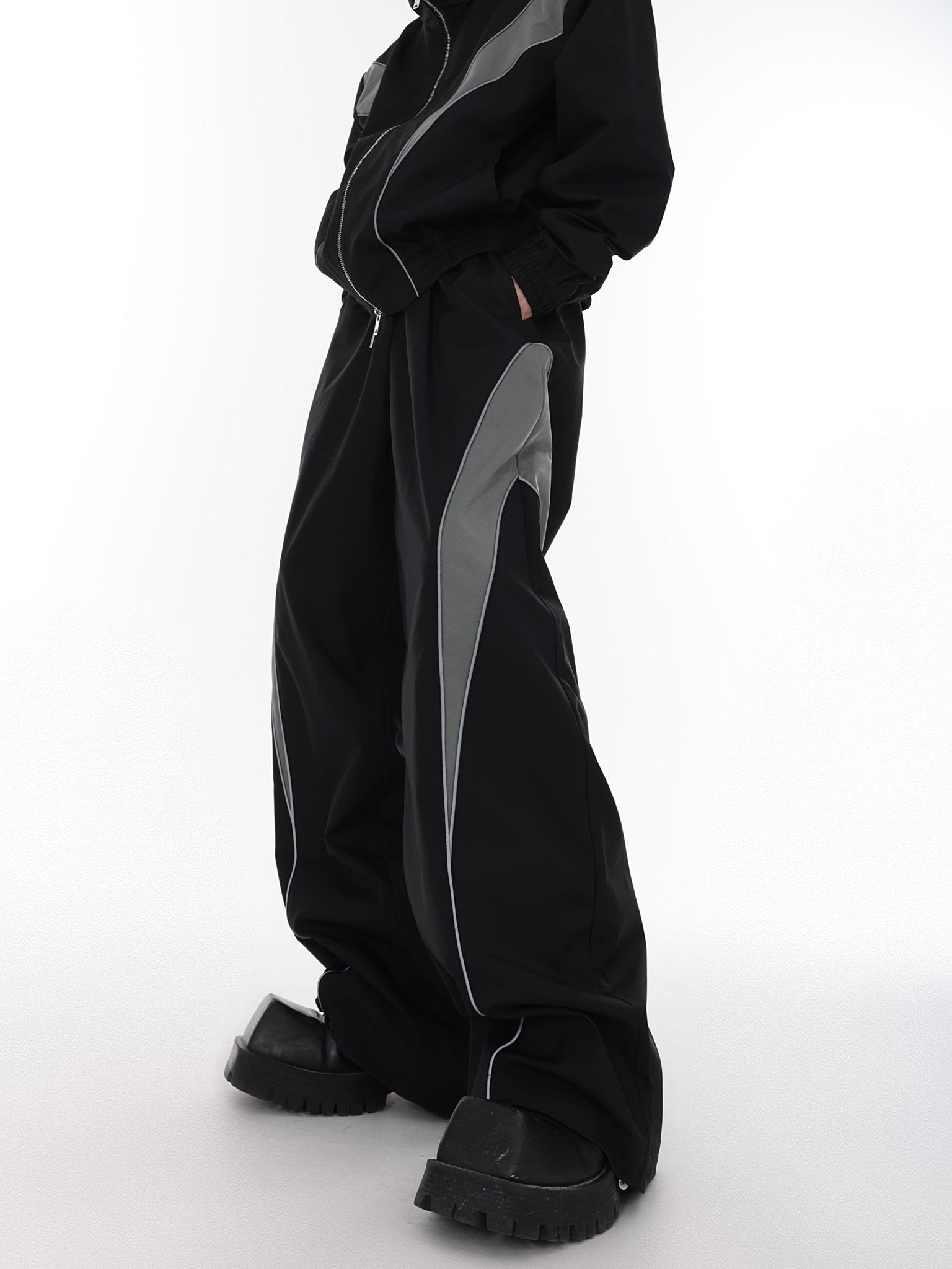 ArguE CulturE Reflective Stitching Jacket Sports Suit - COPPING THREADS - ArguE CulturE 메인 이미지