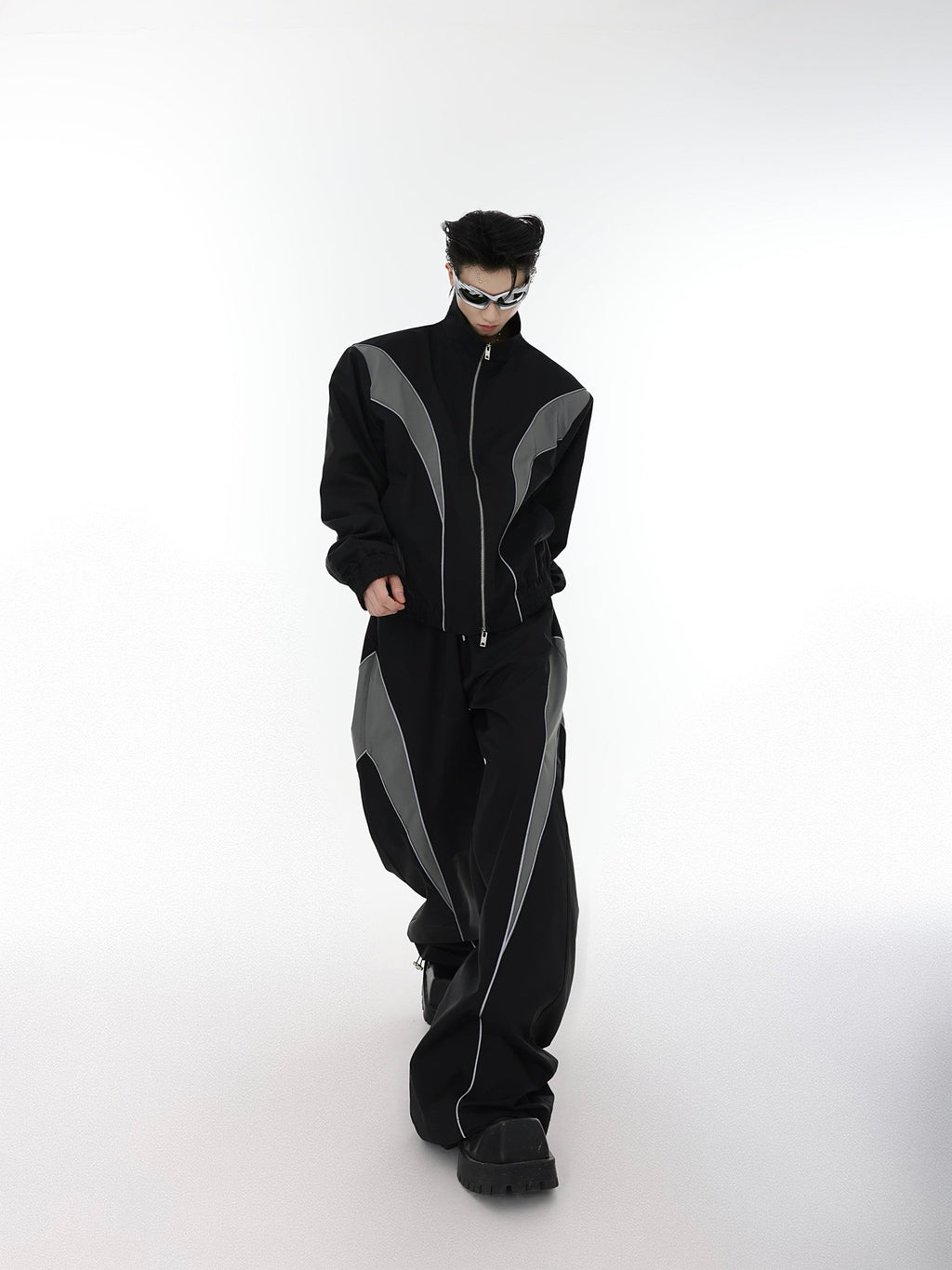 ArguE CulturE Reflective Stitching Jacket Sports Suit - COPPING THREADS - ArguE CulturE