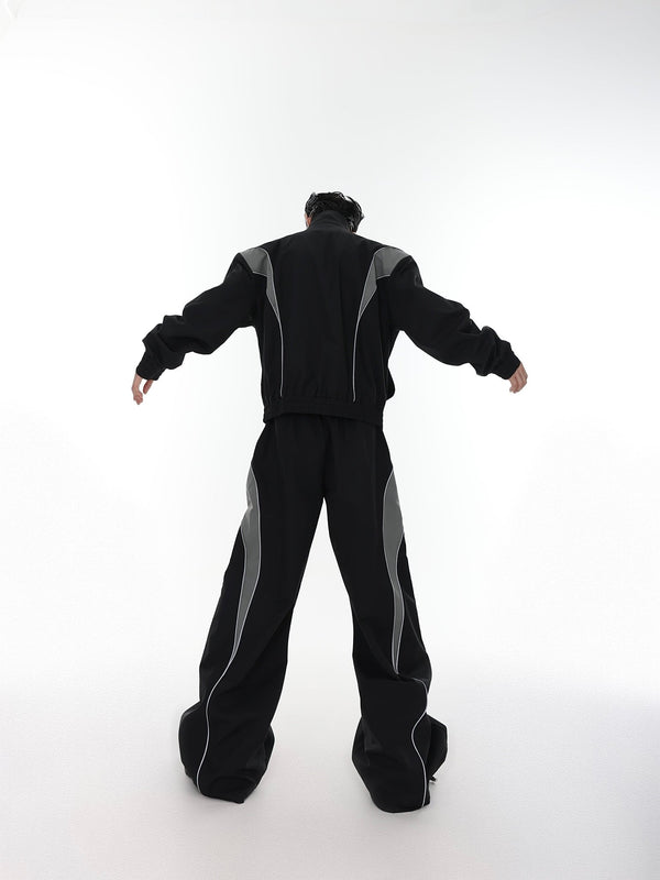 ArguE CulturE Reflective Stitching Jacket Sports Suit - COPPING THREADS - ArguE CulturE