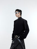 ArguE CulturE Reflective Stripe High - neck Thermal Base Layer Shirt - COPPING THREADS - ArguE CulturE