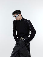 ArguE CulturE Reflective Stripe High - neck Thermal Base Layer Shirt - COPPING THREADS - ArguE CulturE