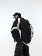 ArguE CulturE Sheep Wool Thickened PU Leather Jacket - COPPING THREADS - ArguE CulturE