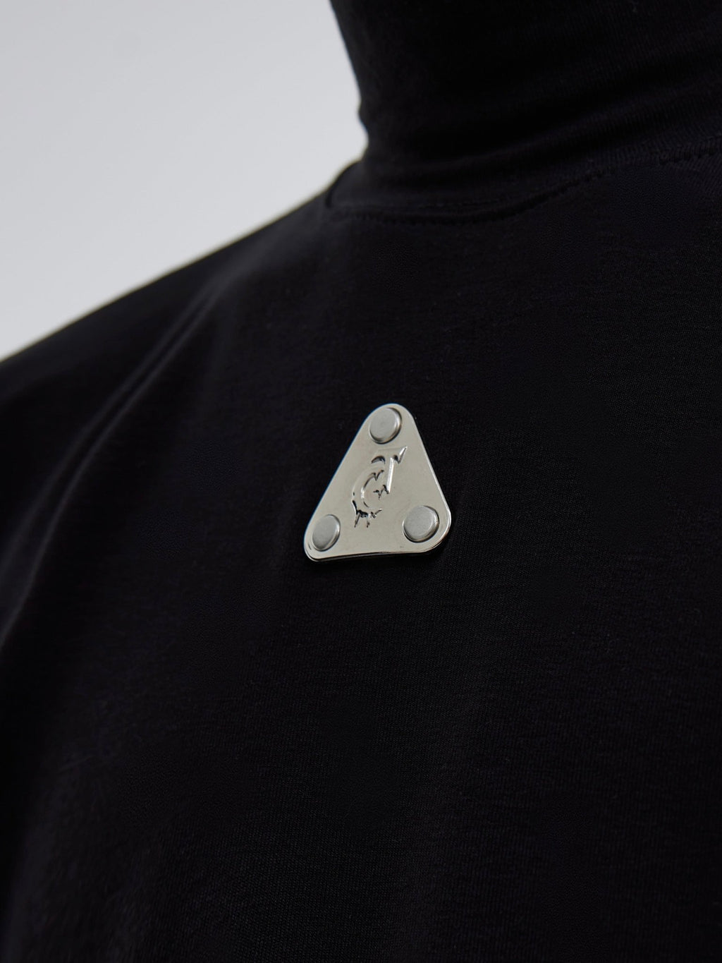 ArguE CulturE Stand Collar Metal Logo Shirt - COPPING THREADS - ArguE CulturE