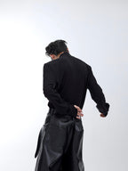 ArguE CulturE Stand Collar Metal Logo Shirt - COPPING THREADS - ArguE CulturE