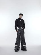 ArguE CulturE Stand Collar Metal Logo Shirt - COPPING THREADS - ArguE CulturE