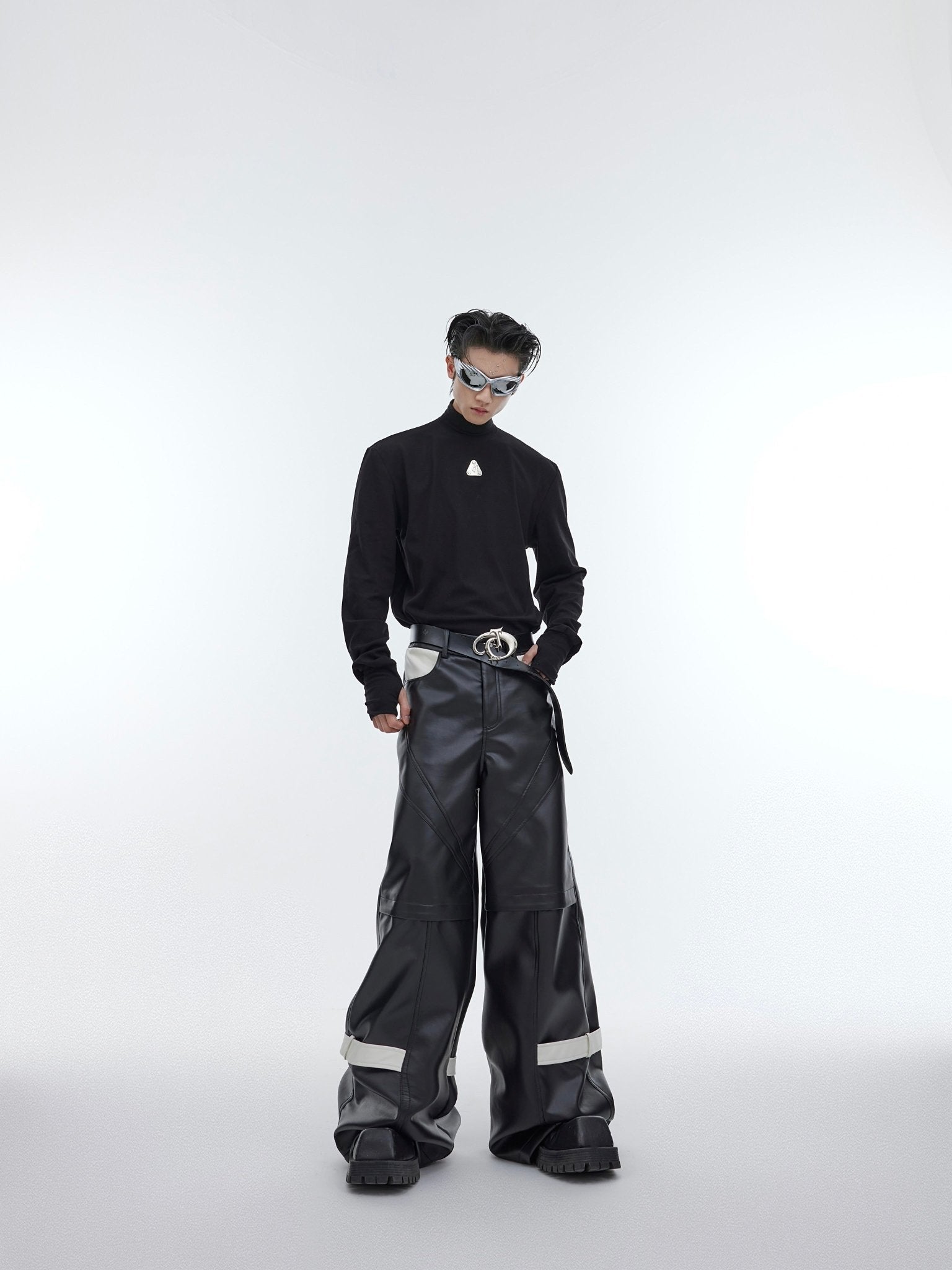 ArguE CulturE Stand Collar Metal Logo Shirt - COPPING THREADS - ArguE CulturE