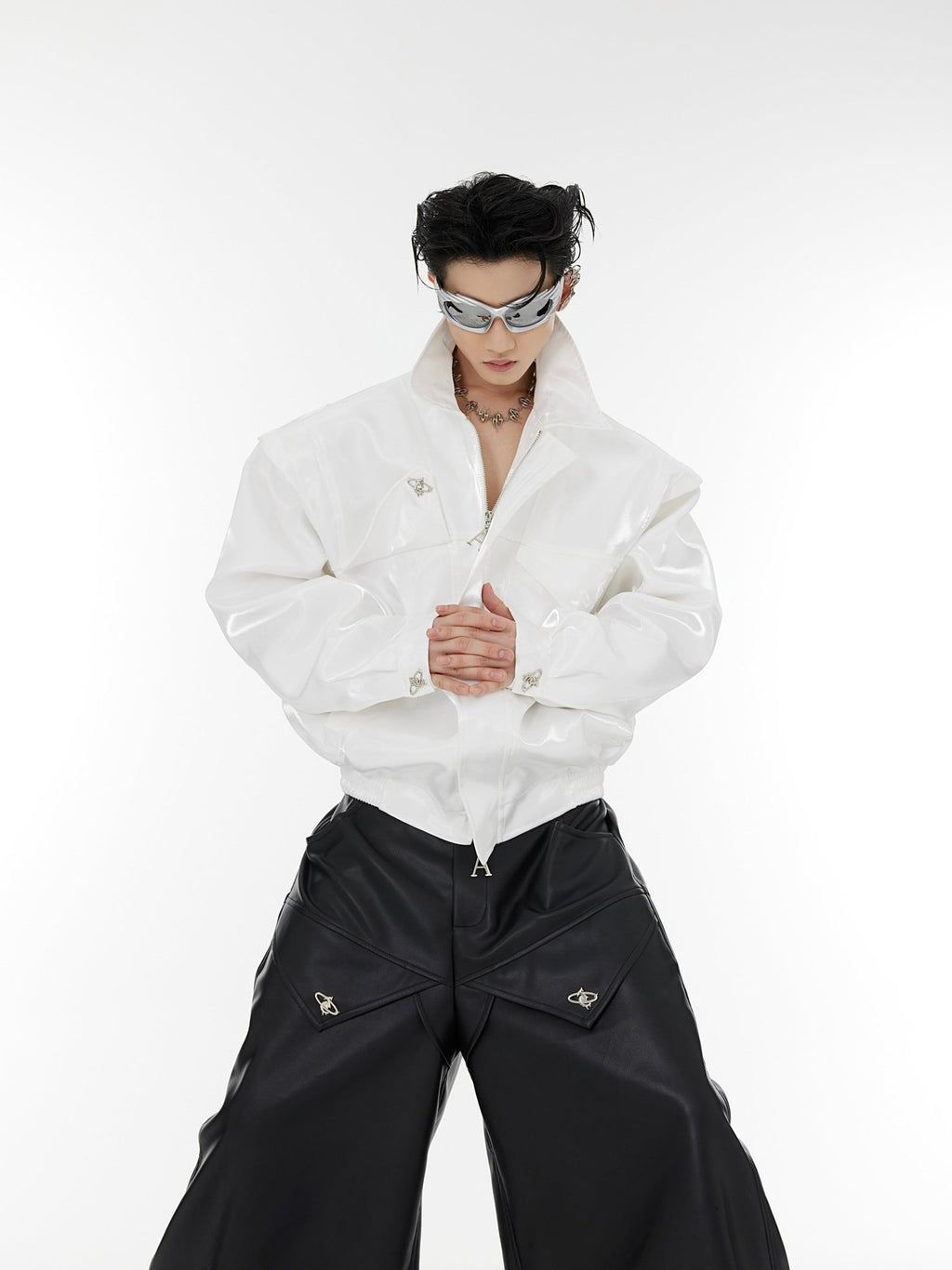 ArguE CulturE Streamer Shoulder Pad Jacket - COPPING THREADS - ArguE CulturE