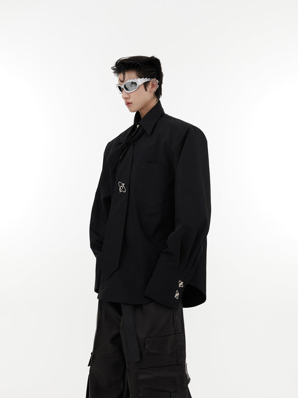 ArguE CulturE Tie Panel Shirt - COPPING THREADS - ArguE CulturE