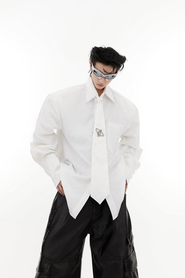 ArguE CulturE Tie Panel Shirt - COPPING THREADS - ArguE CulturE