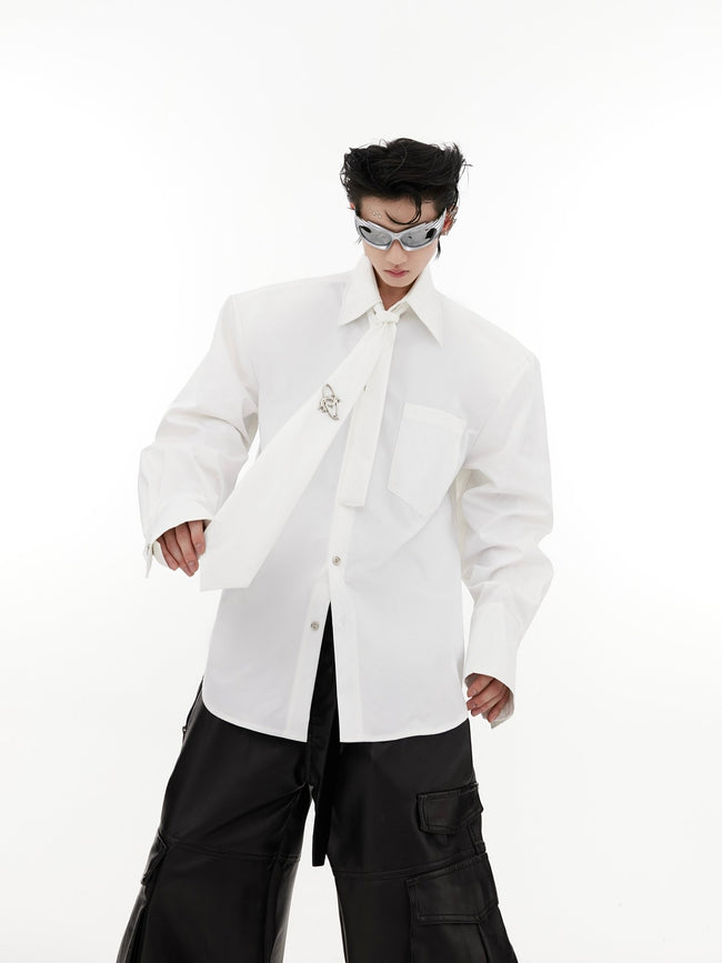 ArguE CulturE Tie Panel Shirt - COPPING THREADS - ArguE CulturE Hover Image