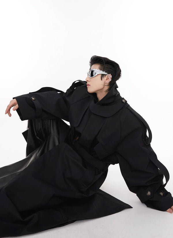 ArguE CulturE Turtleneck Shoulder Pad Coat - COPPING THREADS - ArguE CulturE