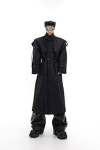 ArguE CulturE Turtleneck Shoulder Pad Coat - COPPING THREADS - ArguE CulturE