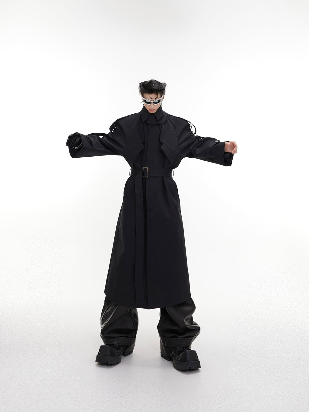 ArguE CulturE Turtleneck Shoulder Pad Coat - COPPING THREADS - ArguE CulturE