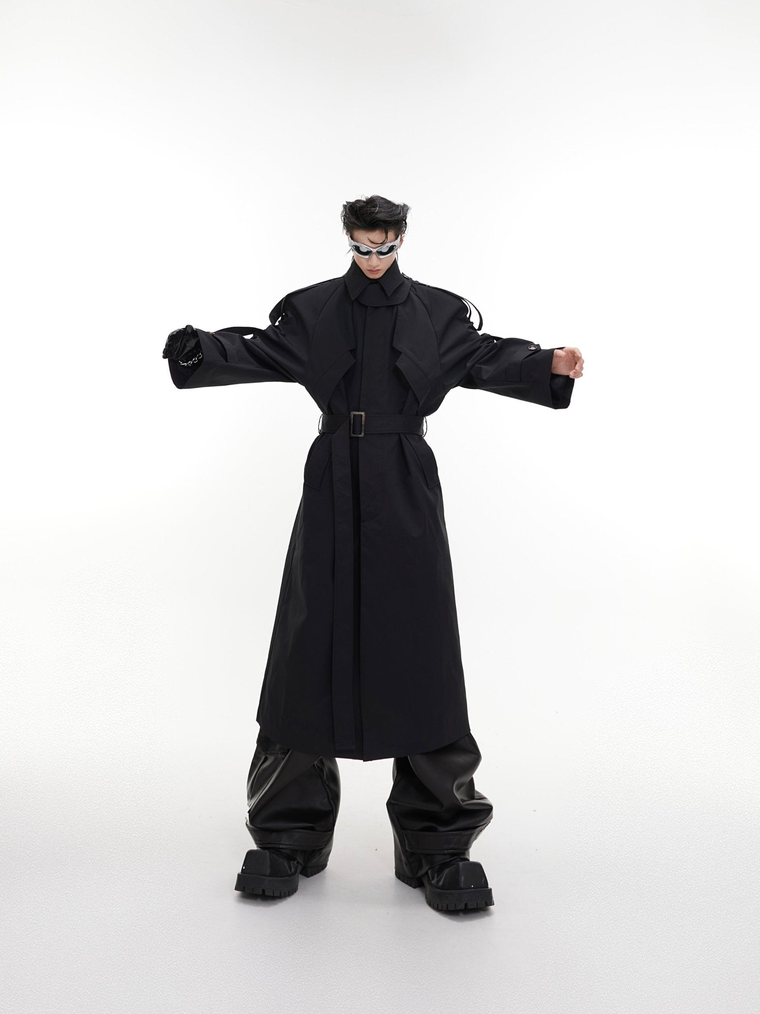 ArguE CulturE Turtleneck Shoulder Pad Coat - COPPING THREADS - ArguE CulturE