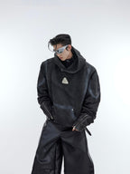 ArguE CulturE Washed and Spray - painted Distressed Hoodie - COPPING THREADS - ArguE CulturE