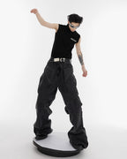 ArguE CulturE Washed Crinkled Denim - COPPING THREADS - ArguE CulturE