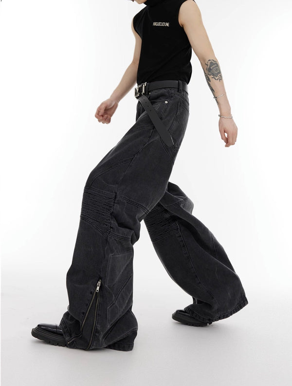 ArguE CulturE Washed Crinkled Denim - COPPING THREADS - ArguE CulturE