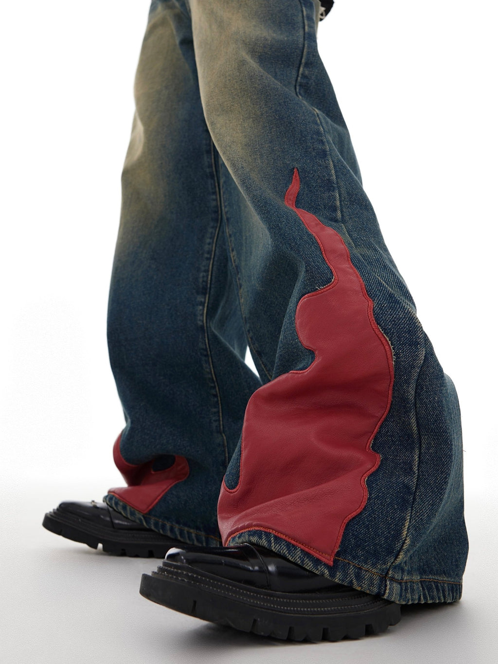 ArguE CulturE Washed Flame Denim - COPPING THREADS - ArguE CulturE