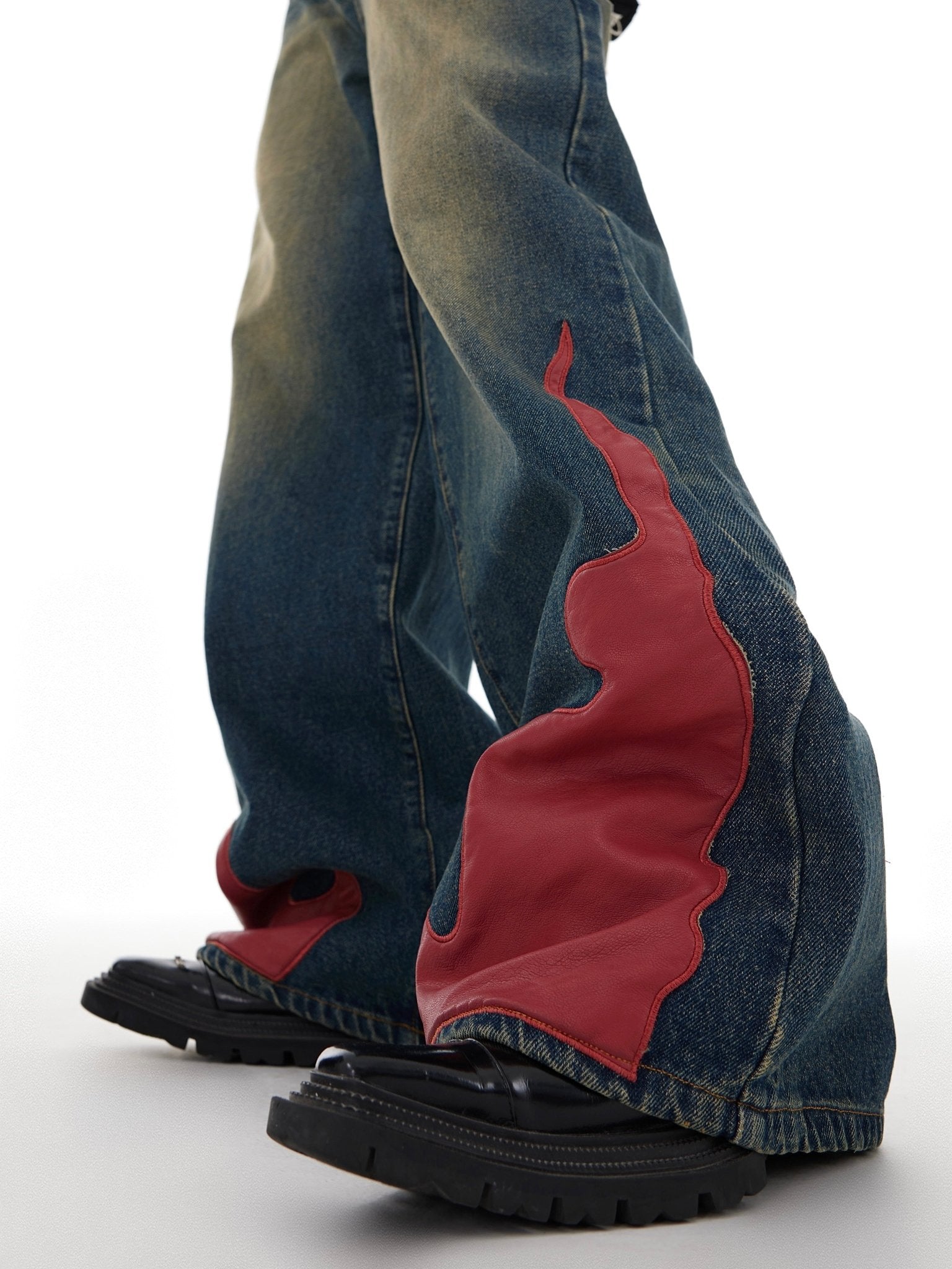 ArguE CulturE Washed Flame Denim - COPPING THREADS - ArguE CulturE