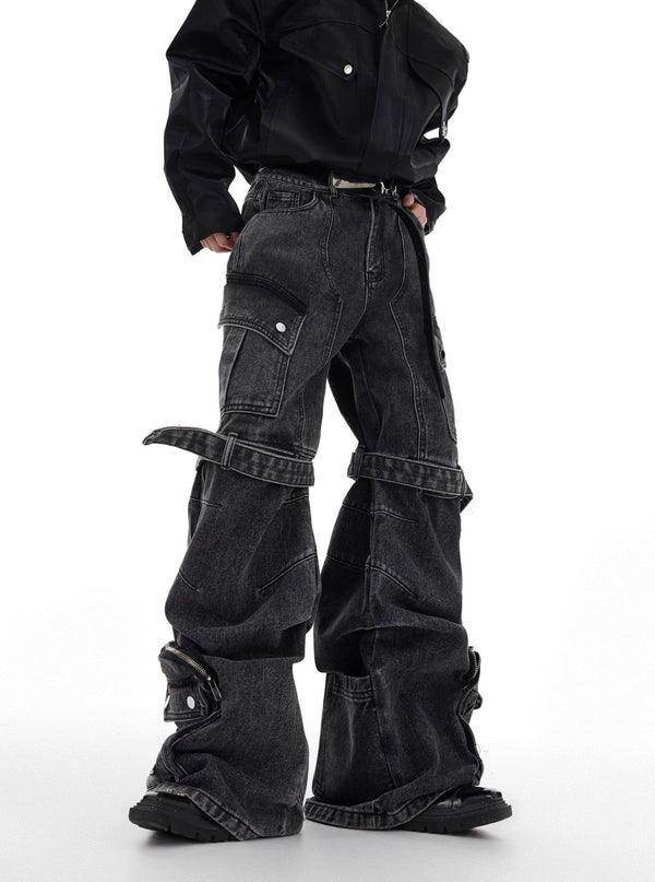 ArguE CulturE Washed Multi Pocket Denim - COPPING THREADS - ArguE CulturE