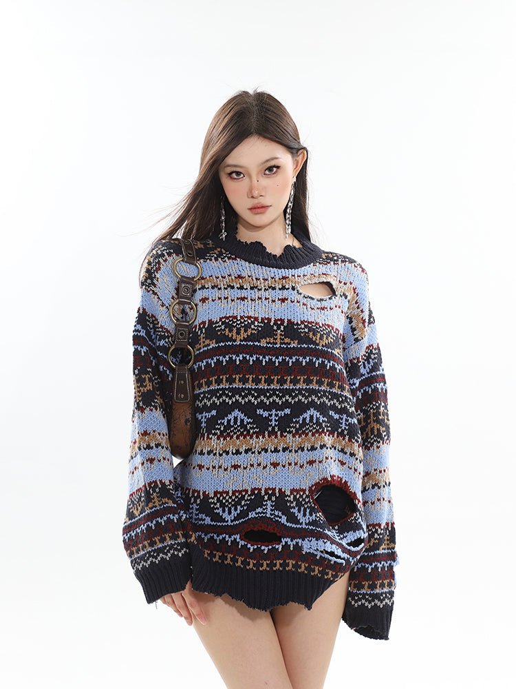 Autumn Knitted Versatile Sweater - COPPING THREADS - CT Select Hauptbild