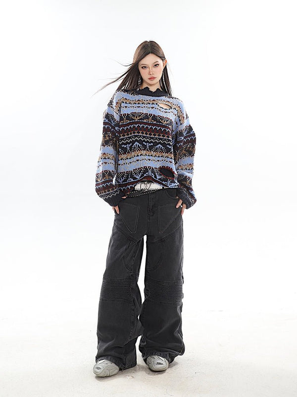 Autumn Knitted Versatile Sweater - COPPING THREADS - CT Select