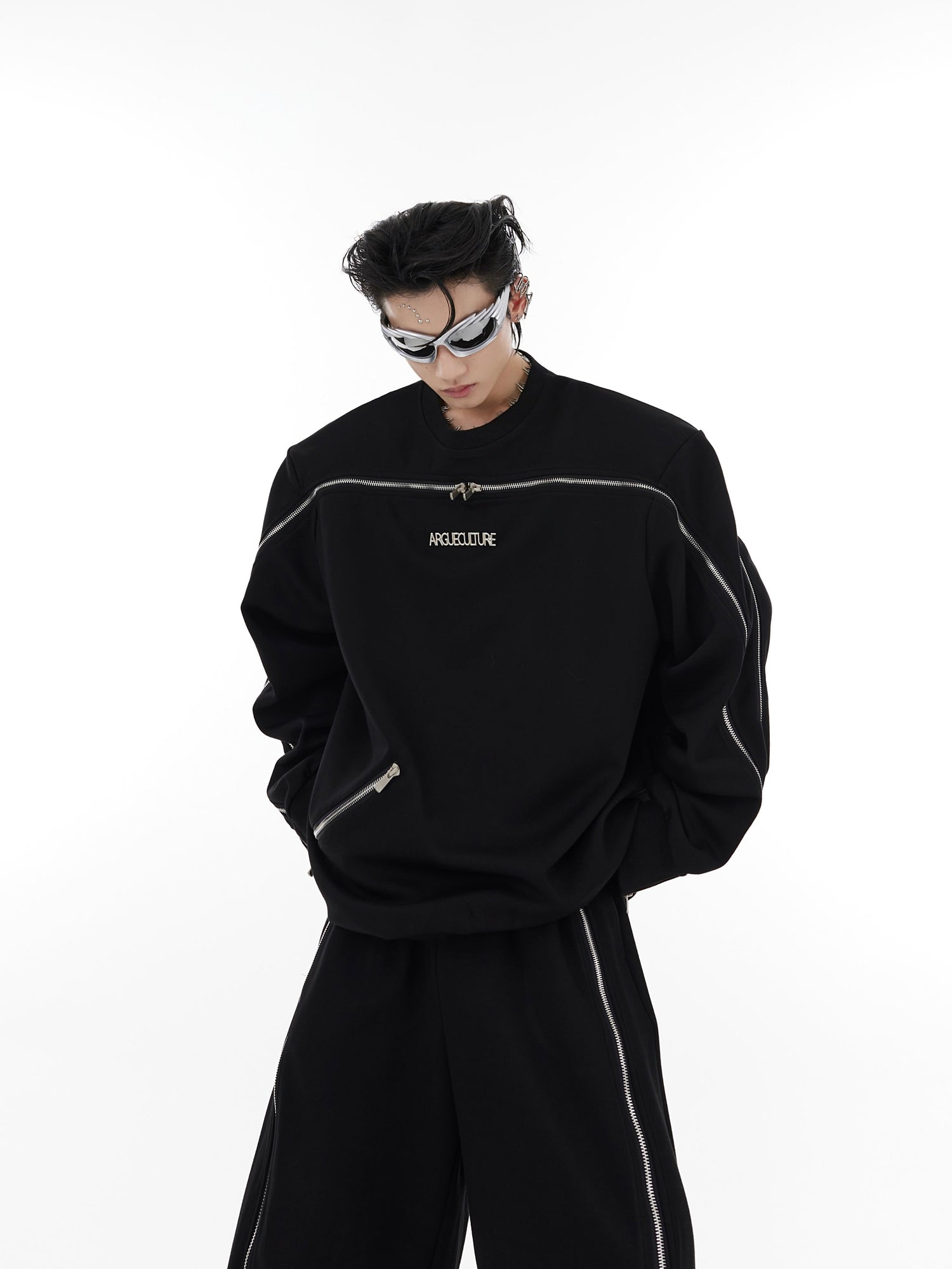 ArguE CulturE Deconstructed All-over Zipped Tracksuit