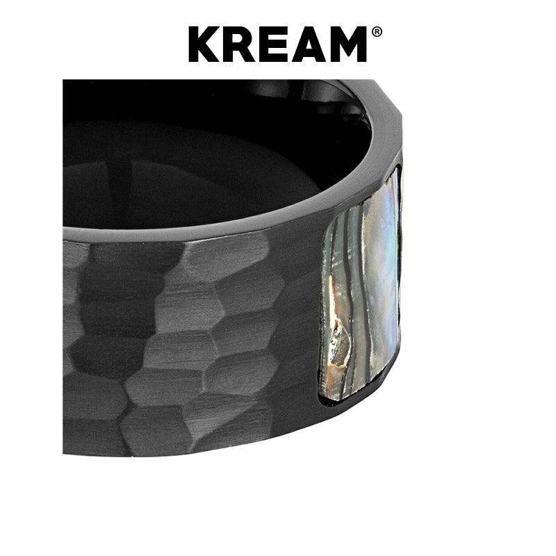 KREAM Black Abalone Shell Ring