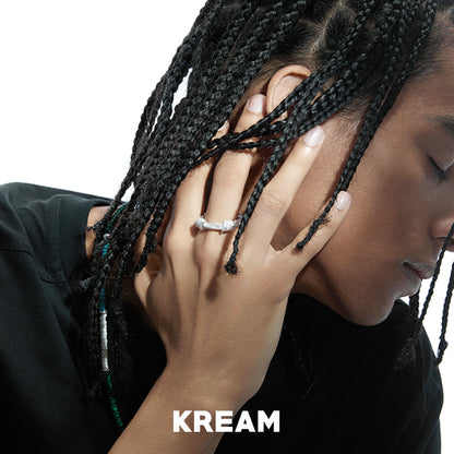 KREAM original ice thorns ring full diamonds thorns ring