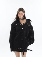 Cut - out Panel Design Shirt - COPPING THREADS - CT Select