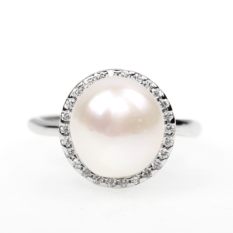 KREAM S925 sterling silver natural pearl ring