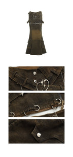 Denim Detachable Fishtail Skirt - COPPING THREADS - CT Select