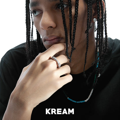 KREAM original ice thorns ring full diamonds thorns ring