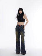 High Waist Flared Denim - COPPING THREADS - CT Select